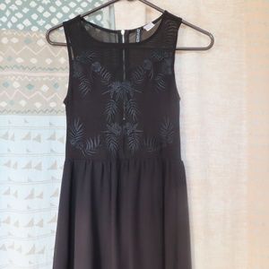 Black Divided Dress